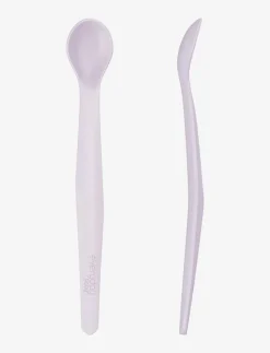 Silicone Baby Spoon Light Lavender - Serveringsset