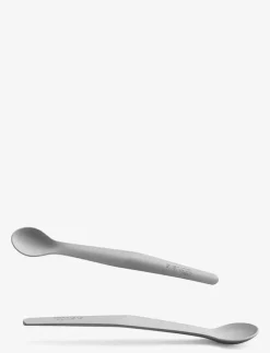 Silicone Baby Spoon Quiet Grey - Serveringsset