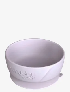 Silicone Suction Bowl Light Lavender - Serveringsset