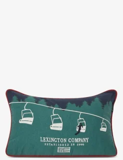 Ski Lift Organic Cotton Twill Pillow - Kuddfodral