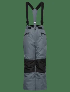 Ski Pants W. Zips & Contrast - Vinterbyxor