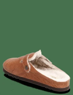 SL GRACE SUEDE RUST - Platta mules