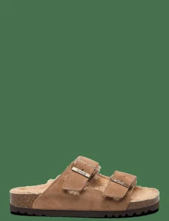 SL JOSEPHINE SUEDE TAUPE - Sandaler