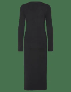 SLFCARO LS RIB KNIT LONG DRESS - Midiklänningar