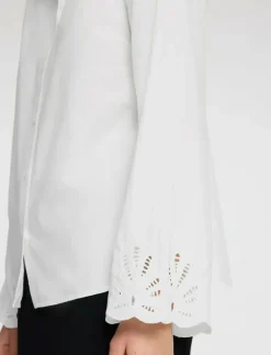 SLFDAHLIA LS BRODERI SHIRT NOOS - Långärmade