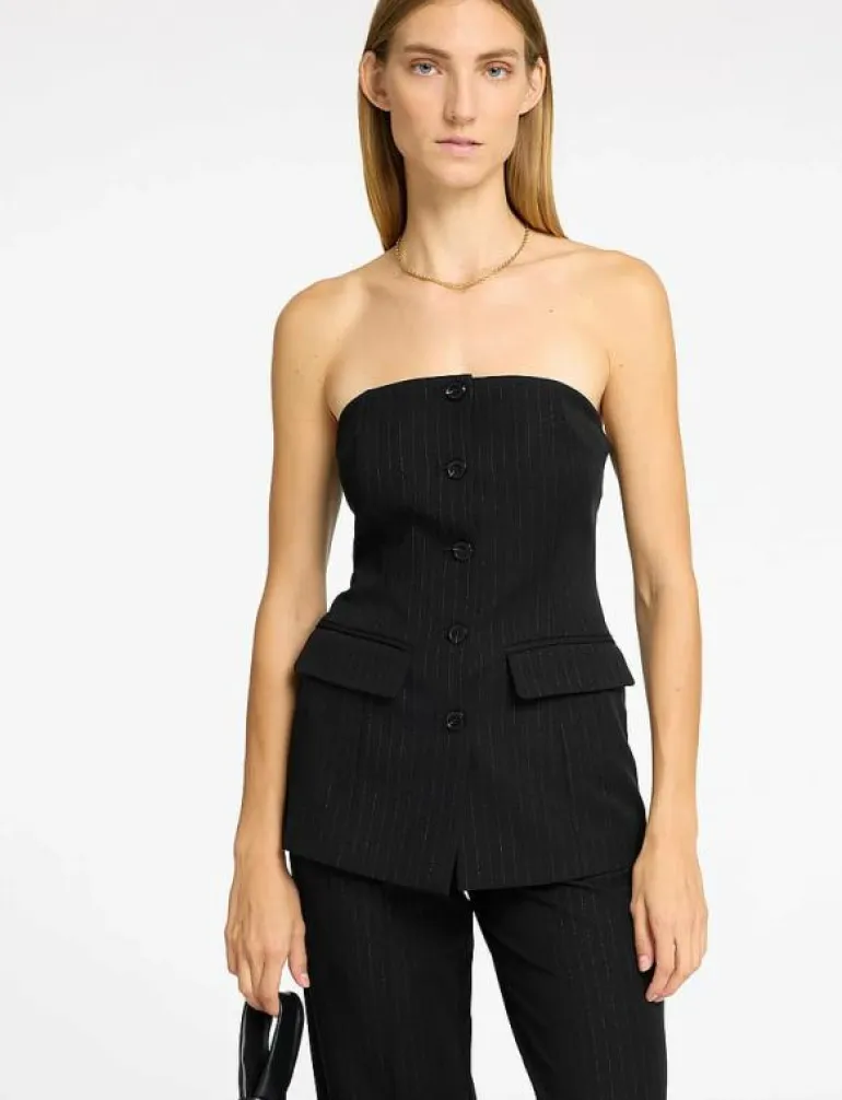 SLFELI BUSTIER TOP - Ärmlösa blusar