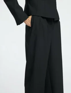 SLFELOISE HW BARREL PANT - Byxor