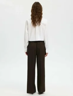 SLFEMMA-TARA MW WIDE PANT NOOS - Kostymbyxor