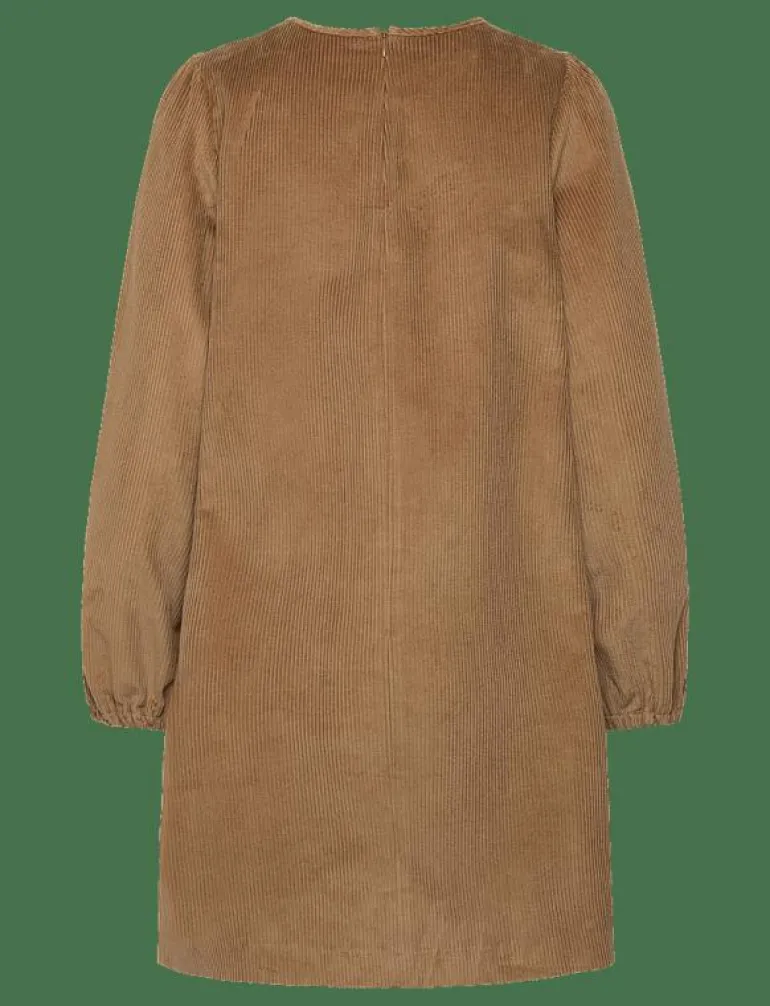 SLFJENNY LS O-NECK CORDUROY DRESS D2 - Korta klänningar