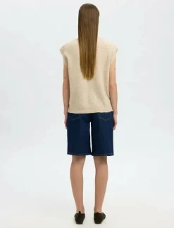 SLFLULU SL KNIT VEST - Stickade västar