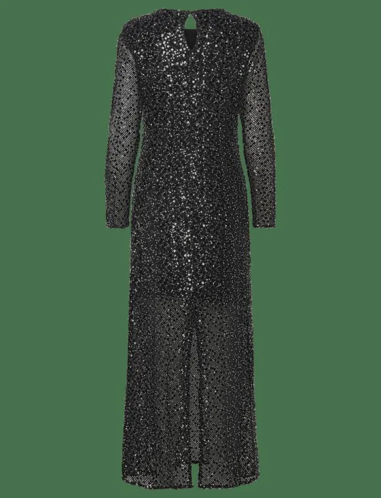 SLFNOEL LS ANKLE SEQUINS DRESS B - Maxiklänningar