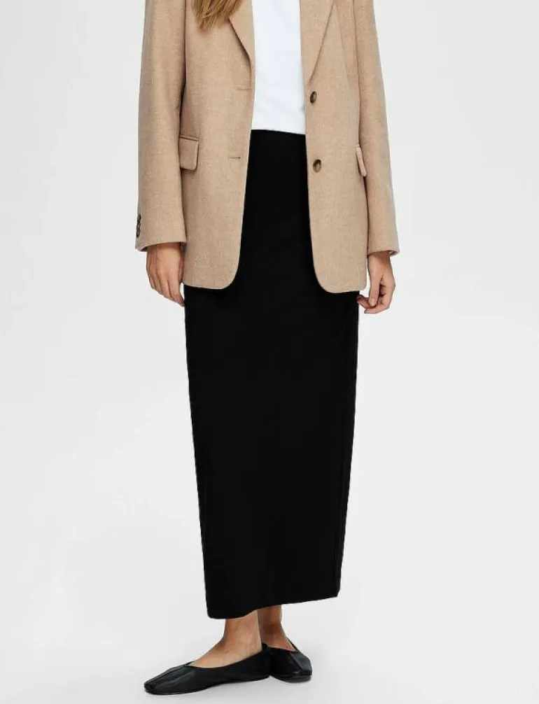 SLFSHELLY MW ANKLE SKIRT NOOS - Maxikjolar