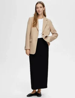 SLFSHELLY MW ANKLE SKIRT NOOS - Maxikjolar