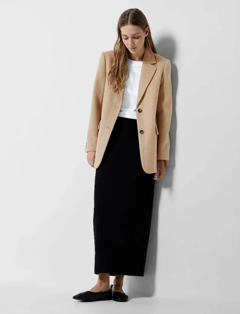 SLFSHELLY MW ANKLE SKIRT NOOS - Maxikjolar