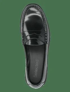 SLHBILLY LEATHER PENNY LOAFER - Loafers