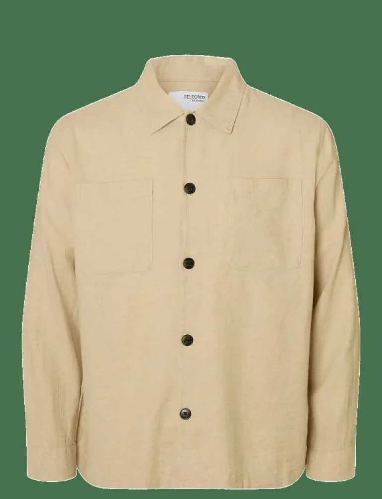 SLH-BRODY SUN OVERSHIRT LS NOOS - Jackor & rockar
