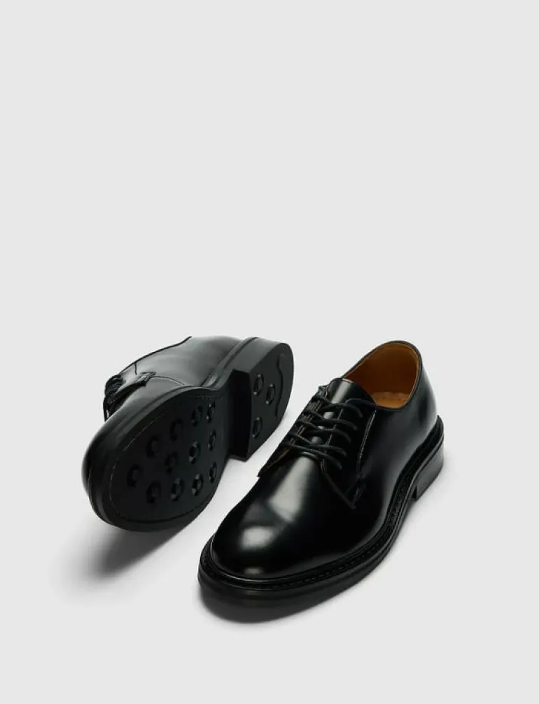SLHCARTER LEATHER BLUCHER SHOE - Snörskor