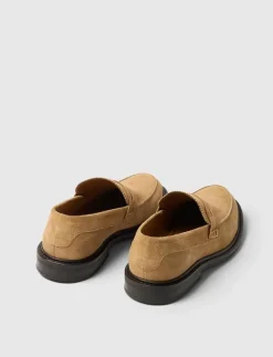 SLHCARTER SUEDE LOW PENNY LOAFER - Loafers