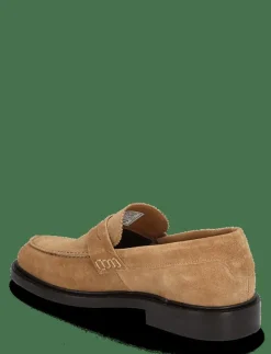 SLHCARTER SUEDE LOW PENNY LOAFER - Loafers