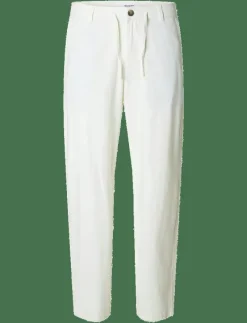 SLH220-LOOSE BRODY LINEN BLD PANT NOOS - Linnebyxor