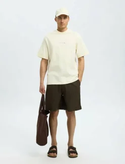 SLHLOOSE-MAGNUS SUN STRING SHORTS - Linneshorts