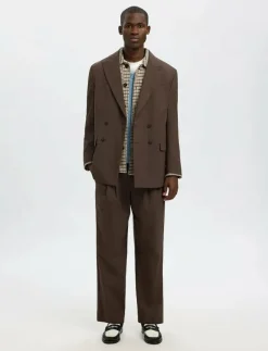 SLHREGARI WOOL BLEND NF UNDYED OVERSHIRT - Jackor & rockar