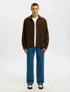 SLHREGFRED STRUCTURED OVERSHIRT - Jackor & rockar