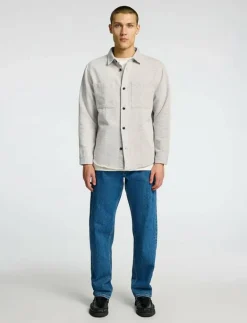 SLHREGHANK HERRINGBONE OVERSHIRT - Jackor & rockar