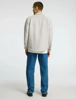SLHREGHANK HERRINGBONE OVERSHIRT - Jackor & rockar