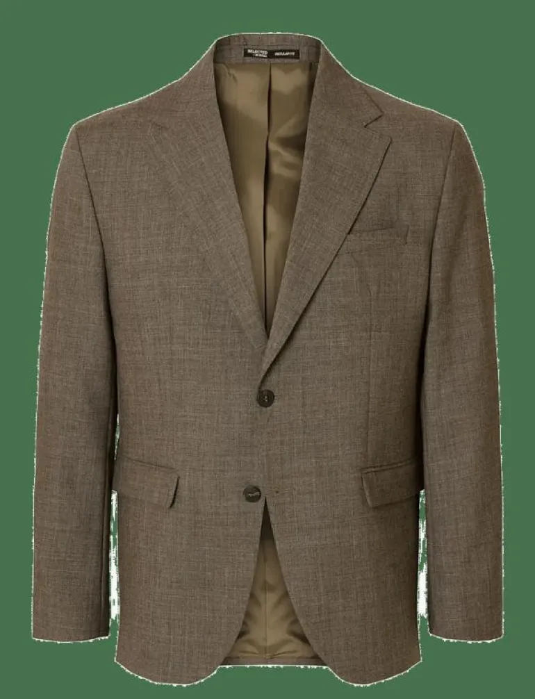SLHREG-RUSSEL WOOL BLZ - Enkelknäppta kavajer