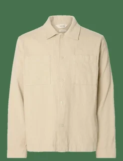 SLHREGTATE CORD OVERSHIRT - Jackor & rockar