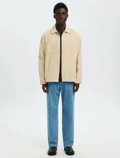 SLHREGTATE CORD OVERSHIRT - Jackor & rockar