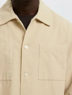SLHREGTATE CORD OVERSHIRT - Jackor & rockar