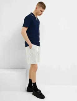 SLHREGULAR-KARL SEERSUCKER SHORTS NOOS - Casual shorts