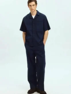 SLHRELAXED JONAS SS SHIRT RESORT EX - Kortärmade
