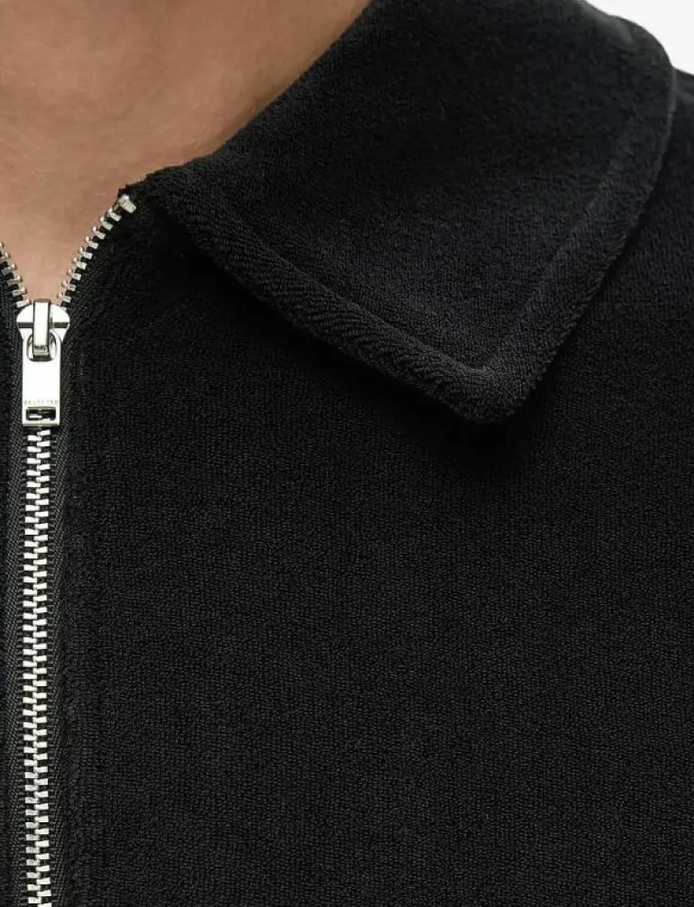 SLHRELAX-TERRY SS ZIP POLO EX - Kortärmade pikéer