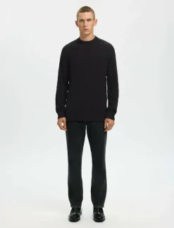 SLHRYAN STRUCTURE CREW NECK - Rundhalsad