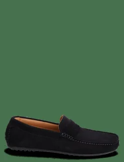 SLHSERGIO SUEDE PENNY DRIVING SHOE - Loafers