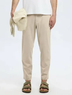 SLH172-SLIM TAPE LORENT FLEX PANTS NOOS - Kostymbyxor