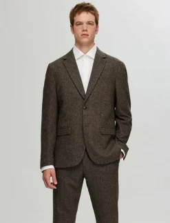 SLHSLIM-REED WOOL BLZ NOOS - Enkelknäppta kavajer