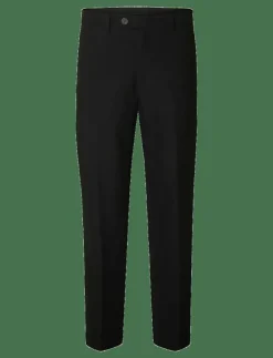 SLH196-STRAIGHT TERRY WOOL BLND PNT NOOS - Casual byxor