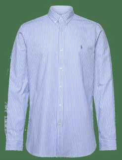 Slim Fit Striped Stretch Poplin Shirt - Randiga skjortor