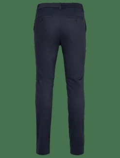 SLIM SATEEN CHINO TROUSER - Chinos