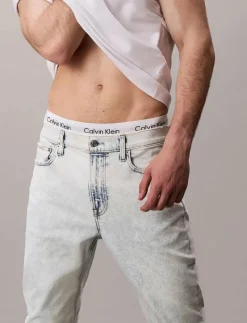 SLM TPR LT WT IC BRK - Tapered jeans