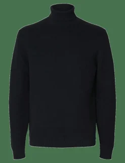 SLMDANE LS KNIT STRUCTURE ROLL NECK NOOS - Polokrage
