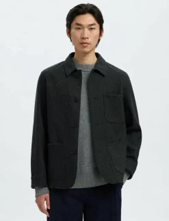 SLM-LANDON WOOL BLEND HYBRID BLAZER NOOS - Enkelknäppta kavajer