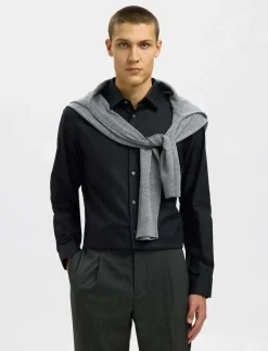 SLMSLIMCLARK SHIRT LS NOOS - Oxford-skjortor
