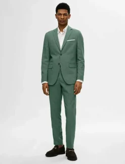 SLMSLIM-OASIS LINEN BLZ NOOS - Enkelknäppta kavajer
