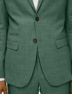 SLMSLIM-OASIS LINEN BLZ NOOS - Enkelknäppta kavajer