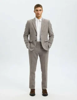 SLMSLIM-OASIS LINEN TRS NOOS - Linnebyxor